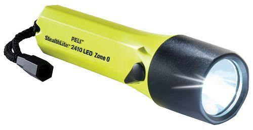 Lampe à barre et casque DENIOS 2410-Z, avec LED claire, jaune, zone Ex 0, 173-889