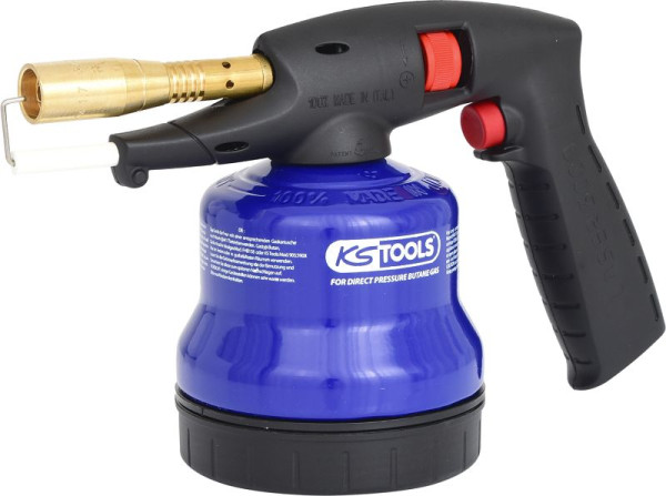 Appareil de soudage à cartouche universel KS Tools avec allumage piézo, bleu, 903.5905