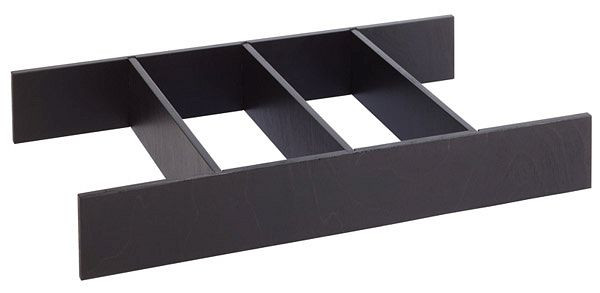 APS range-couverts -FRAMES-, 48,5 x 28 cm, hauteur: 8 cm, hêtre massif, couleur wengé, adapté pour GN 1/1 Coolbox, 14954