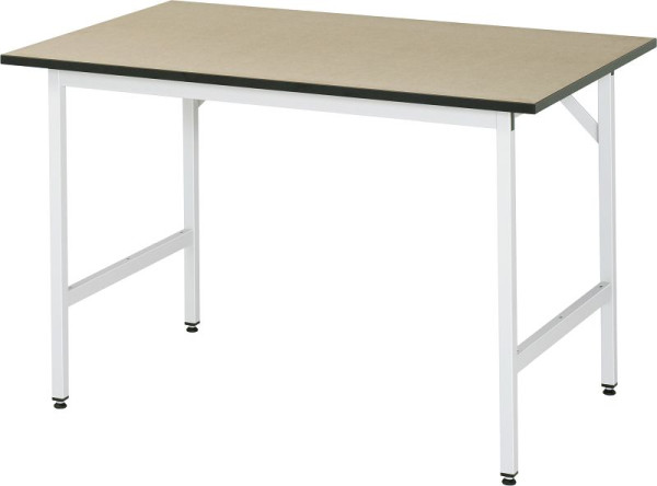 Table de travail série RAU Jerry (3030) - réglable en hauteur, panneau MDF, 1250x800-850x800 mm, 06-500F80-12.12