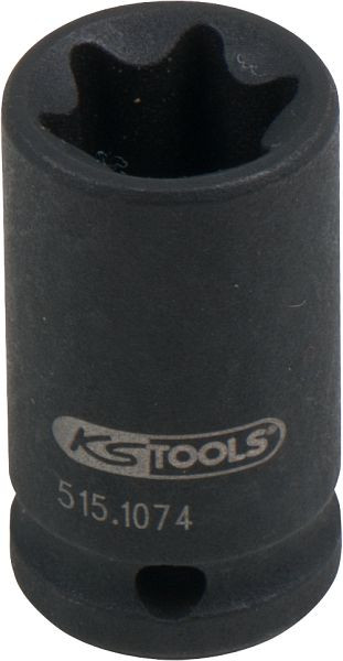 KS Tools Douille Torx E 1/4", courte, E12, 515.1074