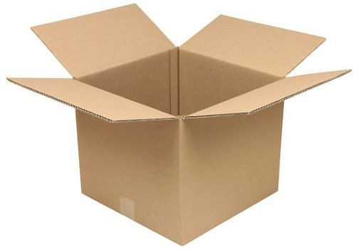 Boîte pliante en carton ondulé TransPak à 2 parois, dimensions intérieures 350 x 350 x 300 mm, qualité 2.20BC, paquet : 20 pièces, 299336