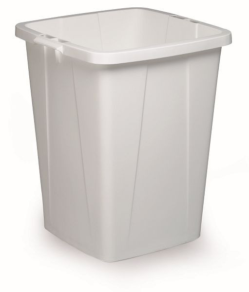 Poubelle DURABLE DURABIN 90, blanc, lot de 6, 1800474010