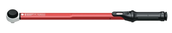 Clé dynamométrique rouge GEDORE 1/2 60-300Nm, longueur 575mm, 3301218