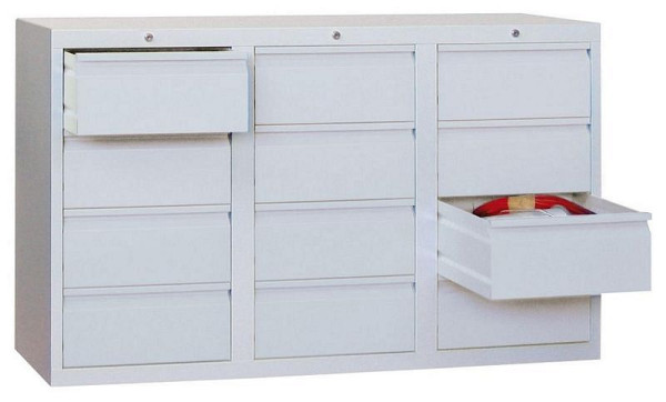 Armoire à tiroirs PAVOY avec glissières coulissantes, capacité 15 kg, 43446-150-004