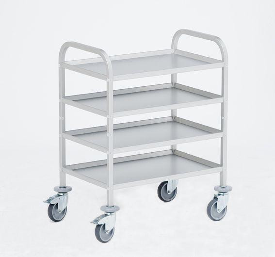 Chariot de service Gmöhling G®-SERV E 9501 / 4 A, aluminium, 223950104
