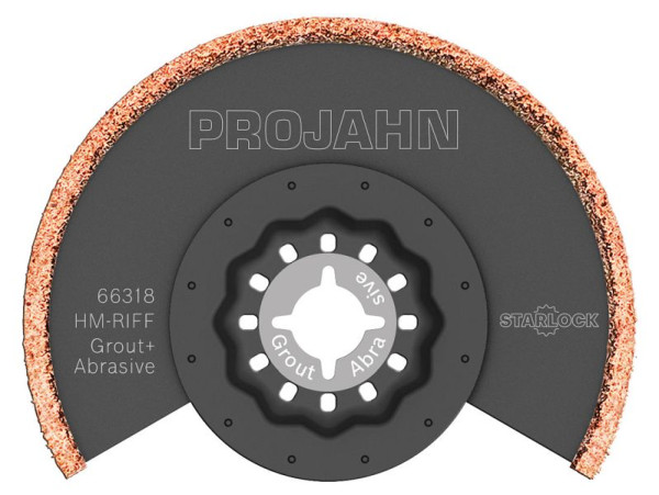 Décapant pour carrelage et mortier Projahn, technologie carbure, Starlock, 85 mm, 66318