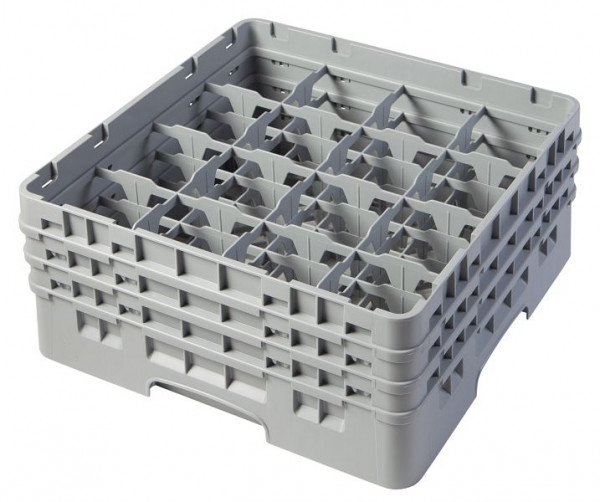 Panier de lavage Cambro 16 compartiments Camrack® Hauteur: 17 cm Gris doux, SU: 3 pièces, 16S638151