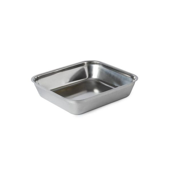 Plateau de présentation Gastro M en acier inoxydable 5,5 (H) x 24,4 (L) x 21,6 (P) cm, GN789