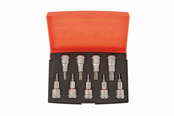Douilles tournevis Bahco 1/2", Torx, 9 pièces, S9TORX