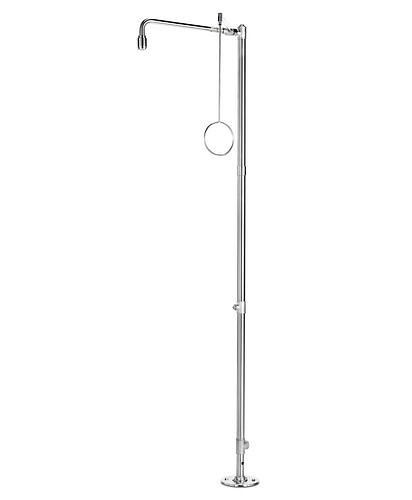 Douche de corps B-SAFETY, acier inoxydable, montage au sol, BR 830095/75 l, 305268