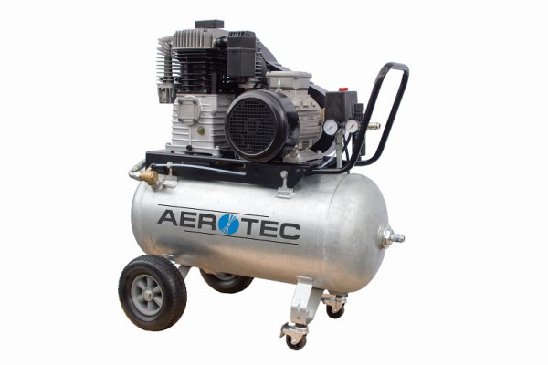 Compresseur AEROTEC 780-90 Z PRO, lubrifié à l'huile, galvanisé, 400 V, 2005325