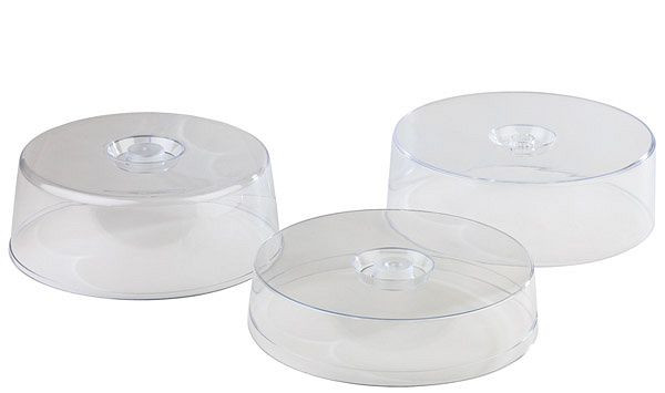 Hotte de conservation APS, Ø 30 cm, hauteur : 11 cm, en polystyrène, adaptée aux assiettes à gâteaux, 06501
