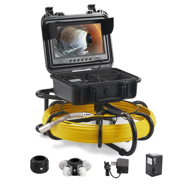 VEVOR 70m 9 "caméra de tuyau caméra d'égout caméra d'inspection caméra endoscope 6 heures, JLKXSGDNKJ970N4XSV2