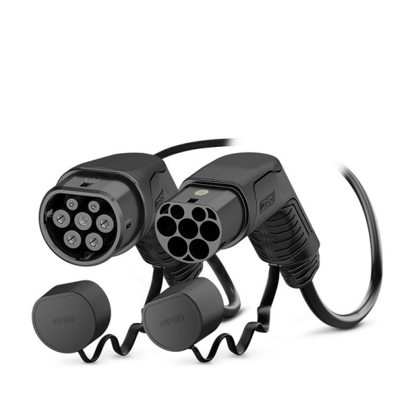 câble go-e type 2 noir PHC (jusqu'à 22 kW) 5 m, CH-10-08