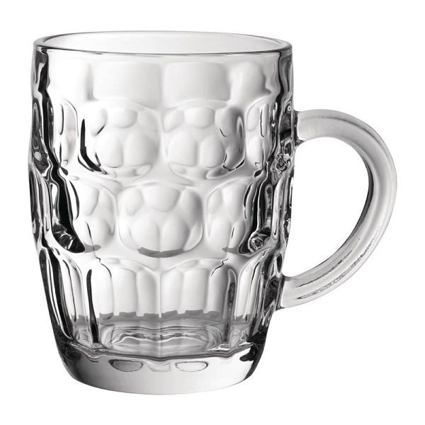Pichets à pinte Utopia avec fossettes 570 ml (lot de 24), DY276