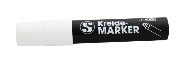 Stylo craie Schneider 15 mm, couleur blanc - épaisseur d'écriture : 5-15 mm, 198910