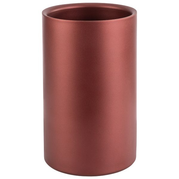 Refroidisseur de bouteilles APS, Ø extérieur 12 x 20 cm, acier inoxydable, couleur : rouge cuivre, Ø intérieur 10 cm, double paroi, 36125