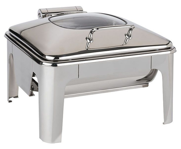 Chafing Dish APS GN 2/3, 42 x 41 cm, hauteur : 30 cm, inox, - EASY INDUCTION -, 1 cadre, 1 bassine d'eau, 12323