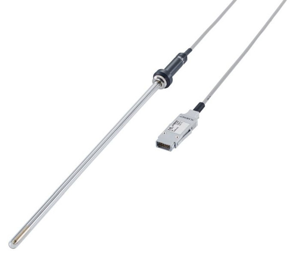 Capteur de température IKA, acier inoxydable, revêtu, Ø6 mm, 250 mm, PT 100.24, 0003122200