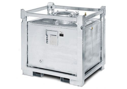 Réservoir DENIOS ASF, double paroi, volume 800 litres, galvanisé à chaud, 117-960