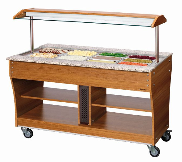 Chariot buffet Bartscher, chaud, 4x 1/1GN, 125628