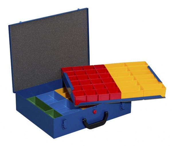 Allit EuroPlus Pro >M< mallette professionnelle en métal pour petites pièces 44/2L-59, couleur : bleu, poids : 5,15 grammes, 454124