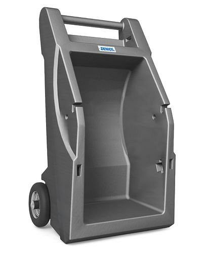 Chariot de transport / chariot DENIOS en PE, type Basic, avec poignée et 2 roulettes, 250-279