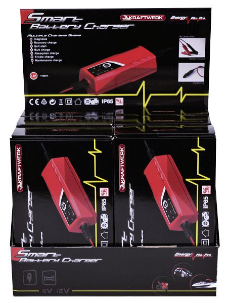 Chargeur de batterie présentoir Kraftwerk 6/12V, 6 pièces, 31311D