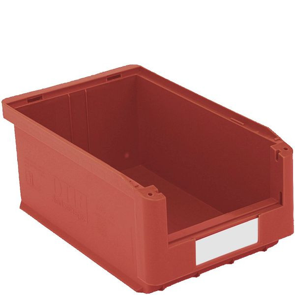 BITO bac de rangement SK set /SK3521 350x210x145 rouge, avec étiquette, 10 pièces, C0230-0012