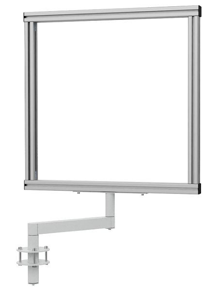 Bedrunka+Hirth cadre pivotant vide, à fixer sur le plan de travail, pivotant, dimensions en mm (LxPxH) : 700 x 700 x 40, 07.98.8010