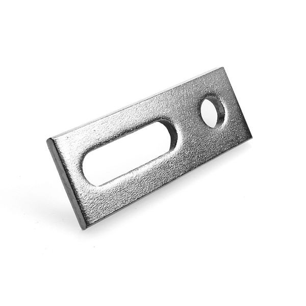 Plaque d'adaptation Offgridtec pour boulon de suspension en acier inoxydable M10 A2 82x30x5mm, 8-01-001680