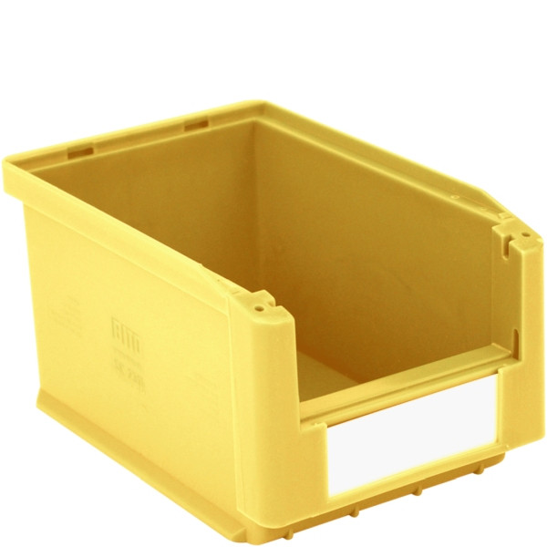 BITO bac de rangement SK set /SK2311 230x150x125 jaune, avec étiquette, 20 pièces, C0230-0006