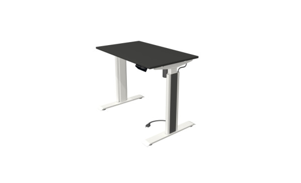 Kerkmann table debout/assise Move 1 advance 100 x 60 cm cadre blanc, plateau anthracite, 10290213