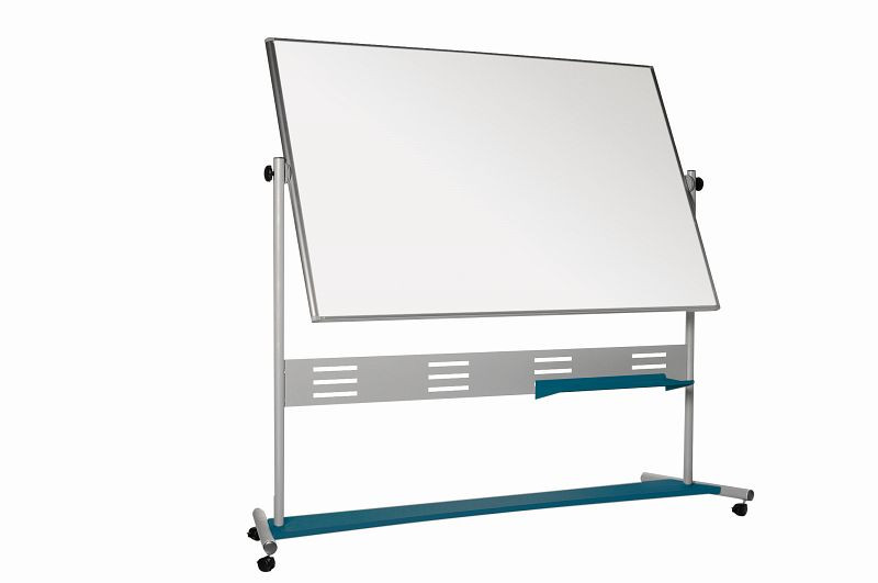 Tableau Blanc Rotatif Magnétique Bi-Office "Evolution" Bleu 180x120cm, QR5503BU