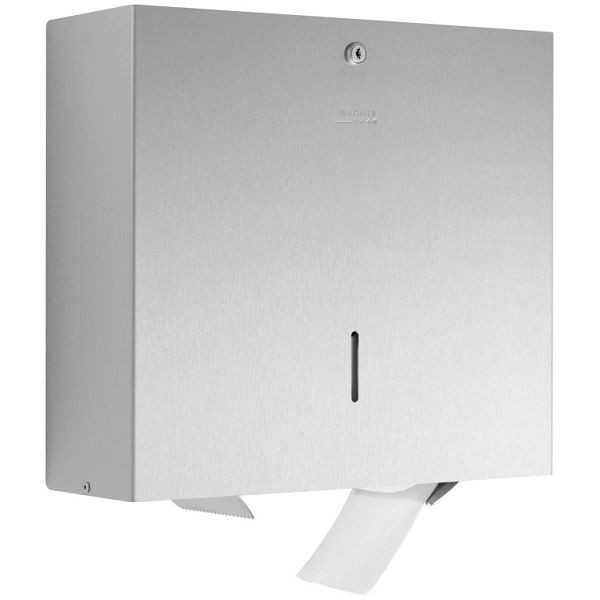Porte-papier hygiénique Wagner EWAR pour rouleaux WP163-S, finition satinée, 727290