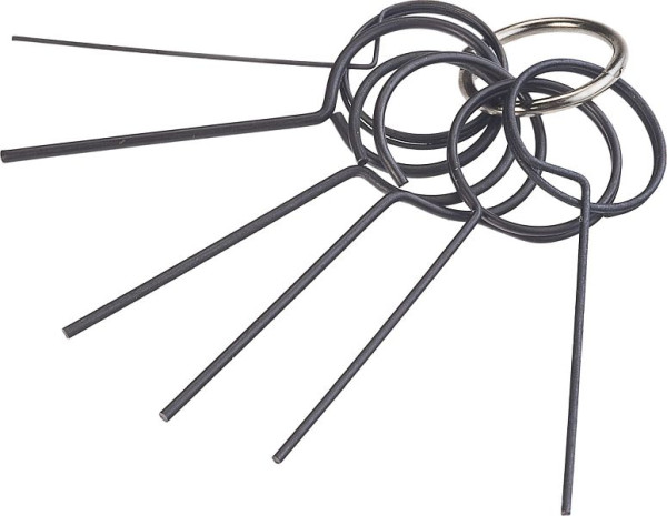 Jeu de goupilles de fixation Hazet, nombre d'outils : 6, 4788-1/6