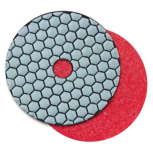 ELMAG DiaProfi tampon de polissage Ø100mm, granulométrie 400, support Velcro, 62303