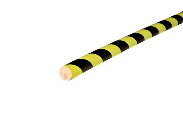 Protection des bords Knuffi, profil d'avertissement et de protection type B, néon, 50 mètres, PB-10741