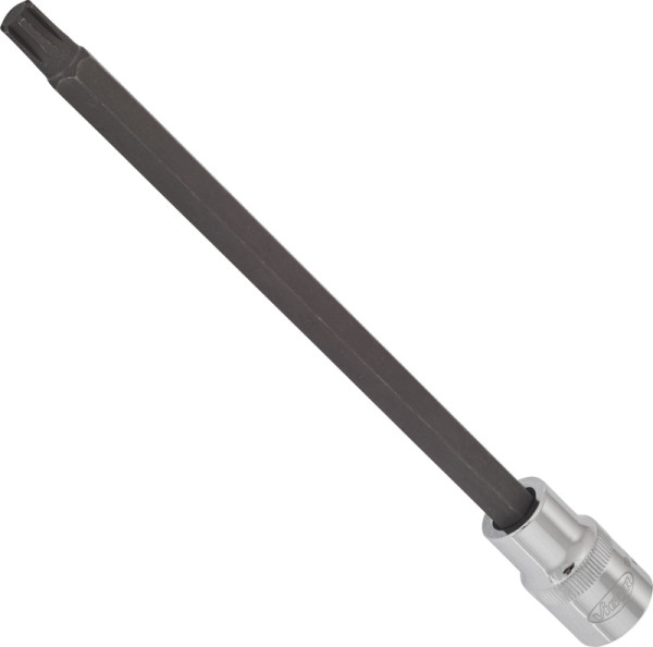 Embout de tournevis VIGOR RIBE, carré creux 12,5 mm (1/2 pouce), profil à coin interne Ribe-CV, M9, longueur : 200 mm, V2228