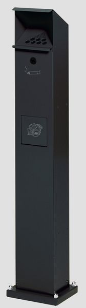 VAR cendrier / collecteur de déchets colonne verticale SG 115, anthracite, 3950
