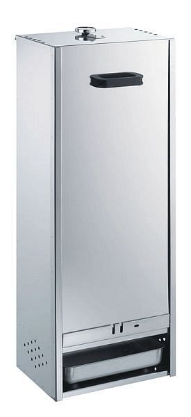 Four à fumer Peetz en acier inoxydable avec glissière, HxLxP: 100cm x 39cm x 28cm, 88009