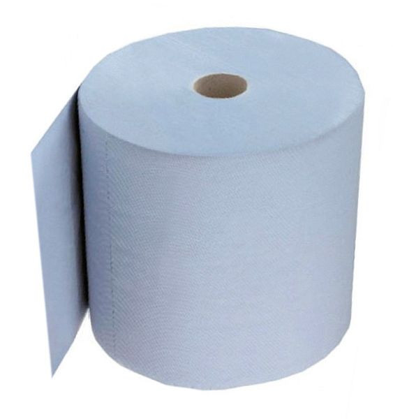 grand rouleau de papier de nettoyage émoussé pour grand porte-rouleau performant, bleu, 670-100-0-4-000