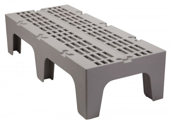 Socle Cambro avec dessus fendu moucheté gris