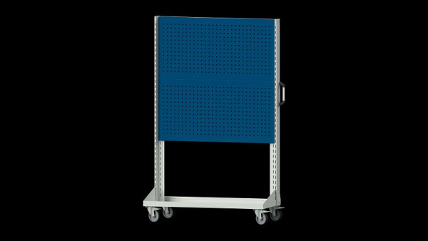 Chariot de base pour établis ANKE, modèle 656, 1250 x 450 x 1950 mm (AM 1211), RAL 7035, 962.186