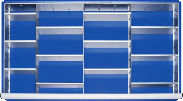 Gamme de division RAU, 3x cloisons, 1055x90x560 mm, 09-200-71