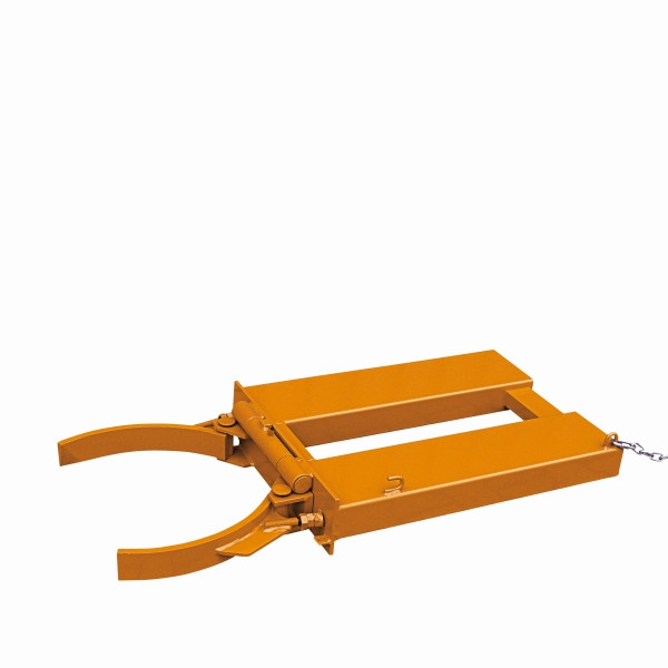 Pince à fût Eichinger Industry pour fûts de 200 l avec verrouillage automatique, 1 x fût, orange pur, 22160100000000