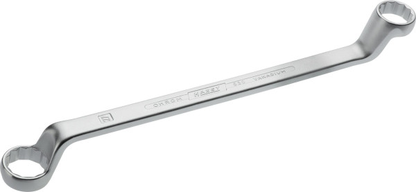 Clé polygonale double Hazet, profil extérieur double hexagonal, 24 x 27 mm, 630-24X27