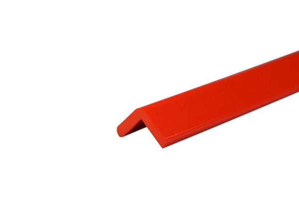 Protection d'angle Knuffi, profil d'avertissement et de protection type H, rouge, 1 mètre, PH-900304