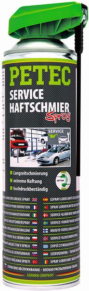 Petec Service-, Spray lubrifiant pour les bâtons, Transparent, 500 ml, 6 pièces, 71550